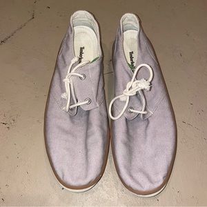 Mens timberland canvas shoes - size 12